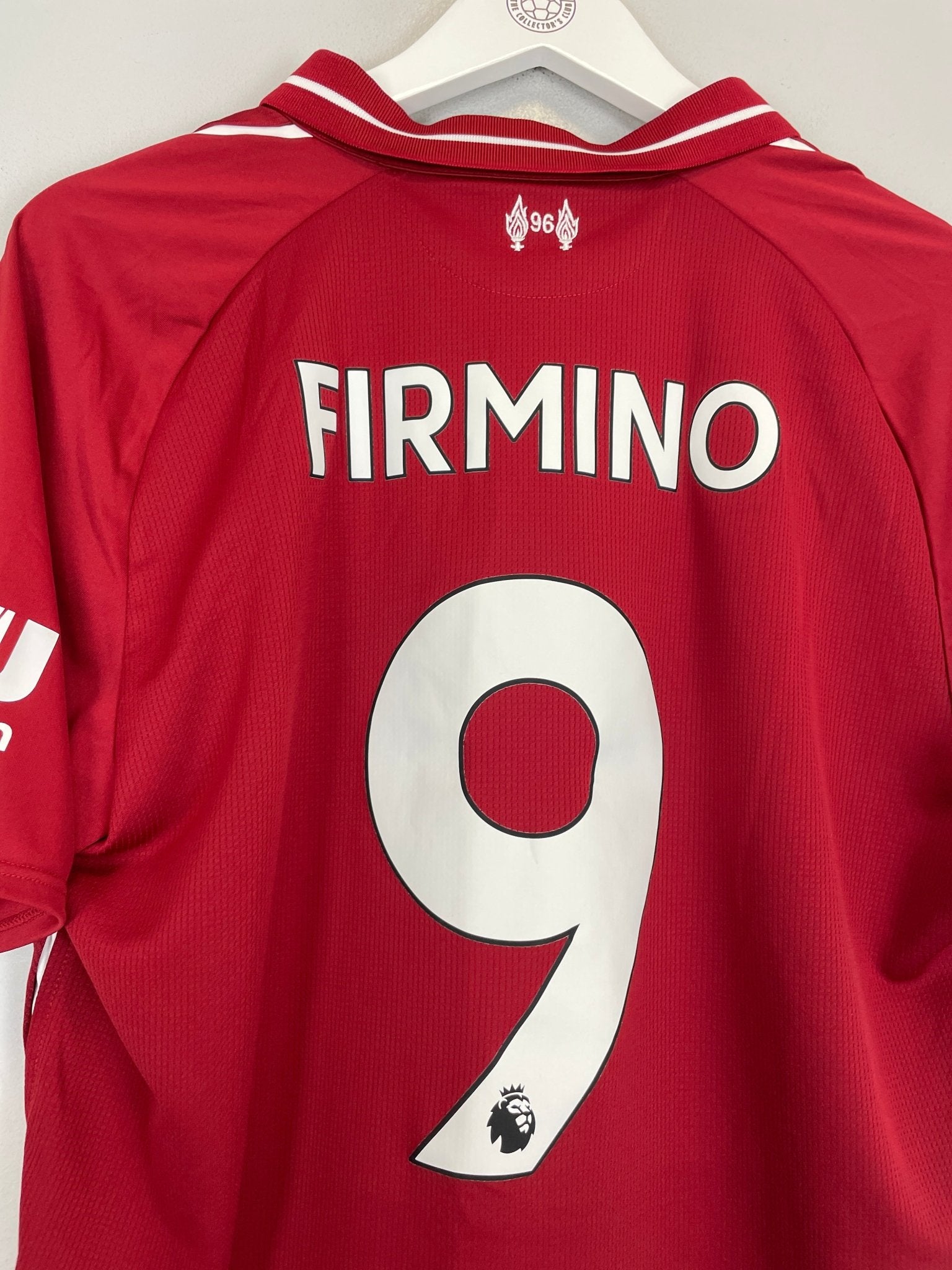 Shop 2018/19 LIVERPOOL FIRMINO #9 HOME SHIRT (L) NEW BALANCE, classic football shirts, vintage football shirts & retro soccer jerseys at Cult Kits