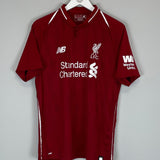 Shop 2018/19 LIVERPOOL FIRMINO #9 HOME SHIRT (L) NEW BALANCE, classic football shirts, vintage football shirts & retro soccer jerseys at Cult Kits