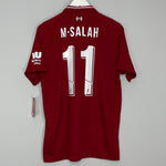 Shop 2018/19 LIVERPOOL M.SALAH #11 *BNWT* HOME SHIRT (L) NEW BALANCE, classic football shirts, vintage football shirts & retro soccer jerseys at Cult Kits