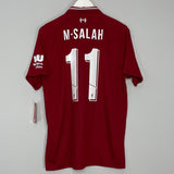 Shop 2018/19 LIVERPOOL M.SALAH #11 *BNWT* HOME SHIRT (L) NEW BALANCE, classic football shirts, vintage football shirts & retro soccer jerseys at Cult Kits