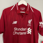 Shop 2018/19 LIVERPOOL M.SALAH #11 *BNWT* HOME SHIRT (L) NEW BALANCE, classic football shirts, vintage football shirts & retro soccer jerseys at Cult Kits