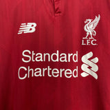 Shop 2018/19 LIVERPOOL M.SALAH #11 HOME SHIRT (L) NEW BALANCE, classic football shirts, vintage football shirts & retro soccer jerseys at Cult Kits