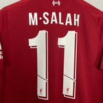 Shop 2018/19 LIVERPOOL M.SALAH #11 HOME SHIRT (L) NEW BALANCE, classic football shirts, vintage football shirts & retro soccer jerseys at Cult Kits