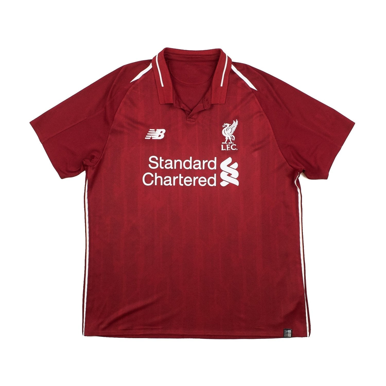 2018 Liverpool New Balance football shirt - view 2 - Cult Kits