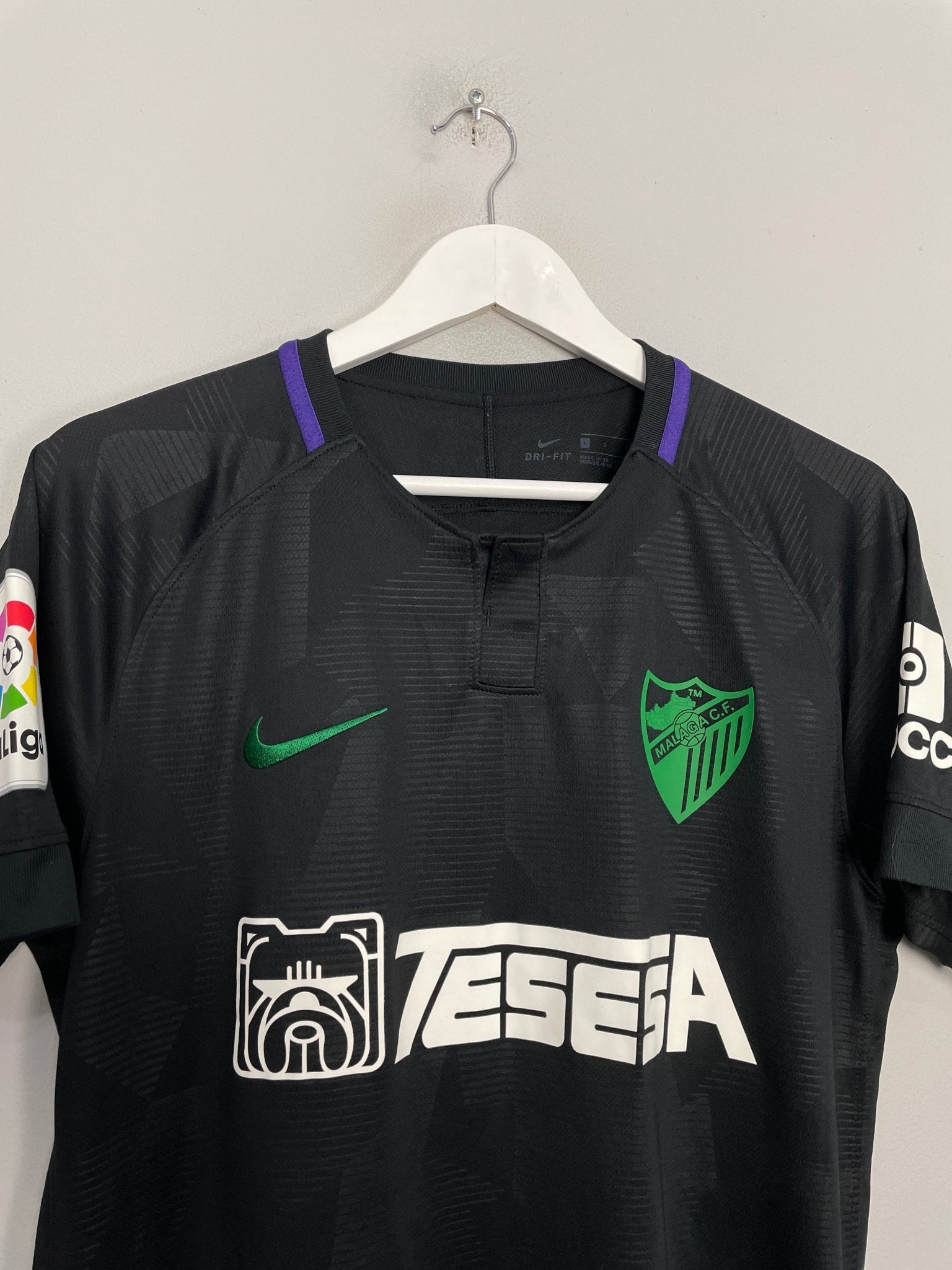 Shop 2018/19 MALAGA AWAY SHIRT (L) NIKE, classic football shirts, vintage football shirts & retro soccer jerseys at Cult Kits