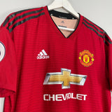 Shop 2018/19 MANCHESTER UNITED DE GEA #1 *AUTHENTIC* HOME SHIRT (L) ADIDAS, classic football shirts, vintage football shirts & retro soccer jerseys at Cult Kits