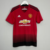 Shop 2018/19 MANCHESTER UNITED RASHFORD #10 HOME SHIRT (M) ADIDAS, classic football shirts, vintage football shirts & retro soccer jerseys at Cult Kits