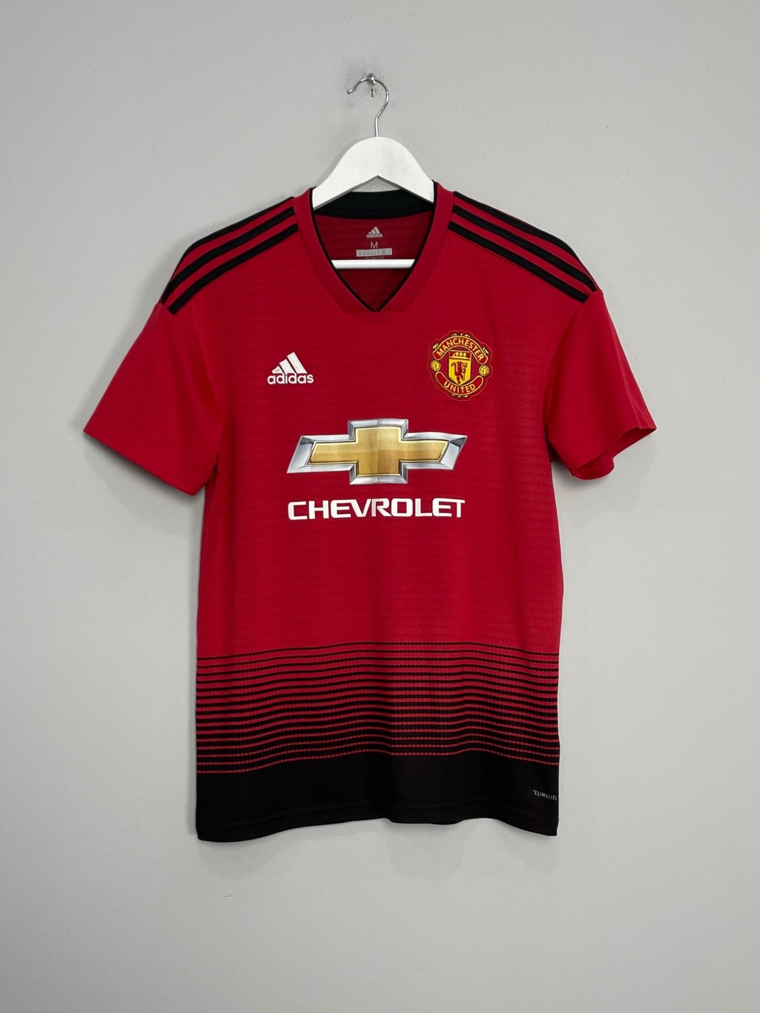 Shop 2018/19 MANCHESTER UNITED RASHFORD #10 HOME SHIRT (M) ADIDAS, classic football shirts, vintage football shirts & retro soccer jerseys at Cult Kits