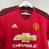 Shop 2018/19 MANCHESTER UNITED RASHFORD #10 HOME SHIRT (M) ADIDAS, classic football shirts, vintage football shirts & retro soccer jerseys at Cult Kits