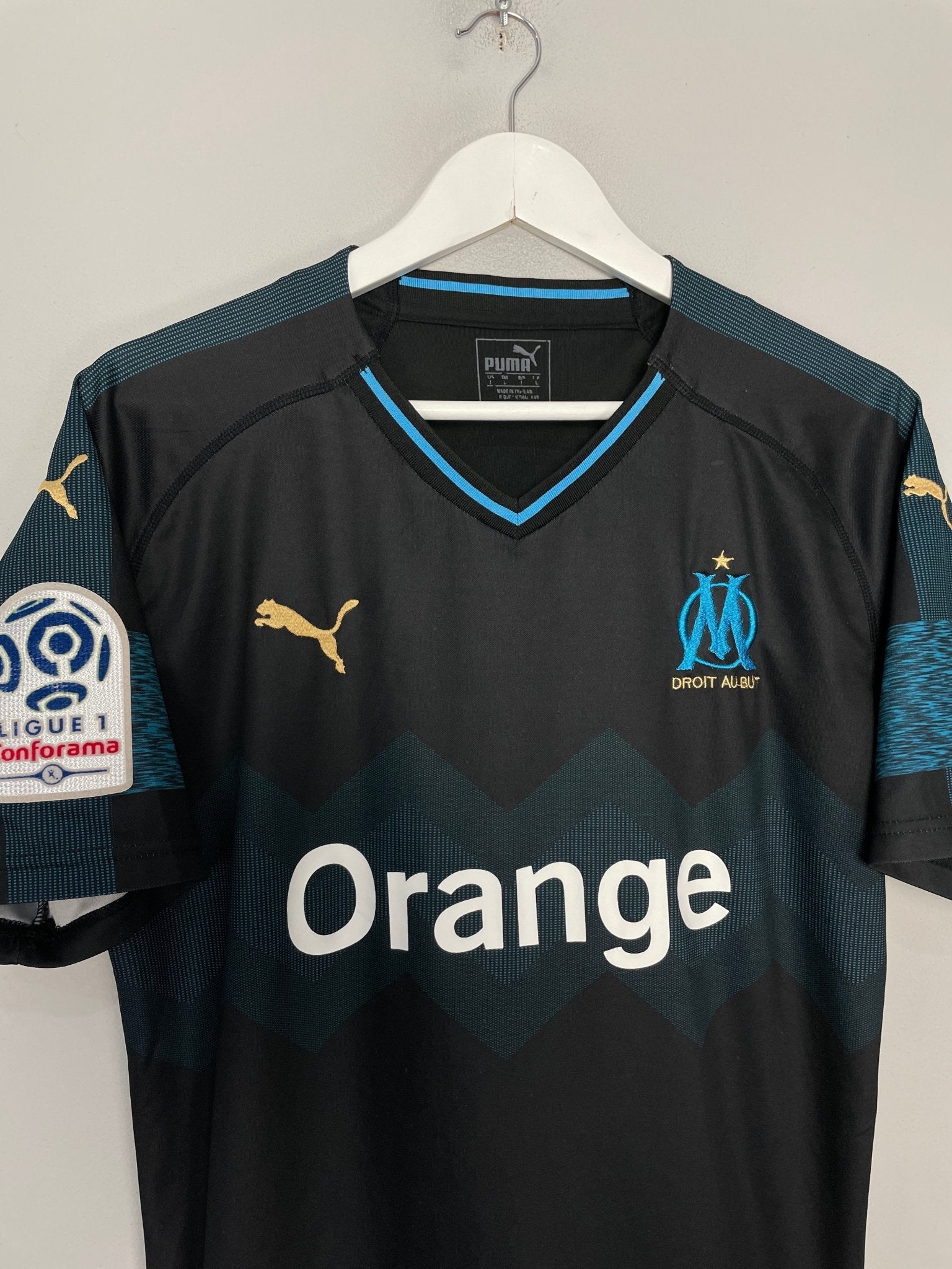 Shop 2018/19 MARSEILLE AWAY SHIRT (L) PUMA, classic football shirts, vintage football shirts & retro soccer jerseys at Cult Kits