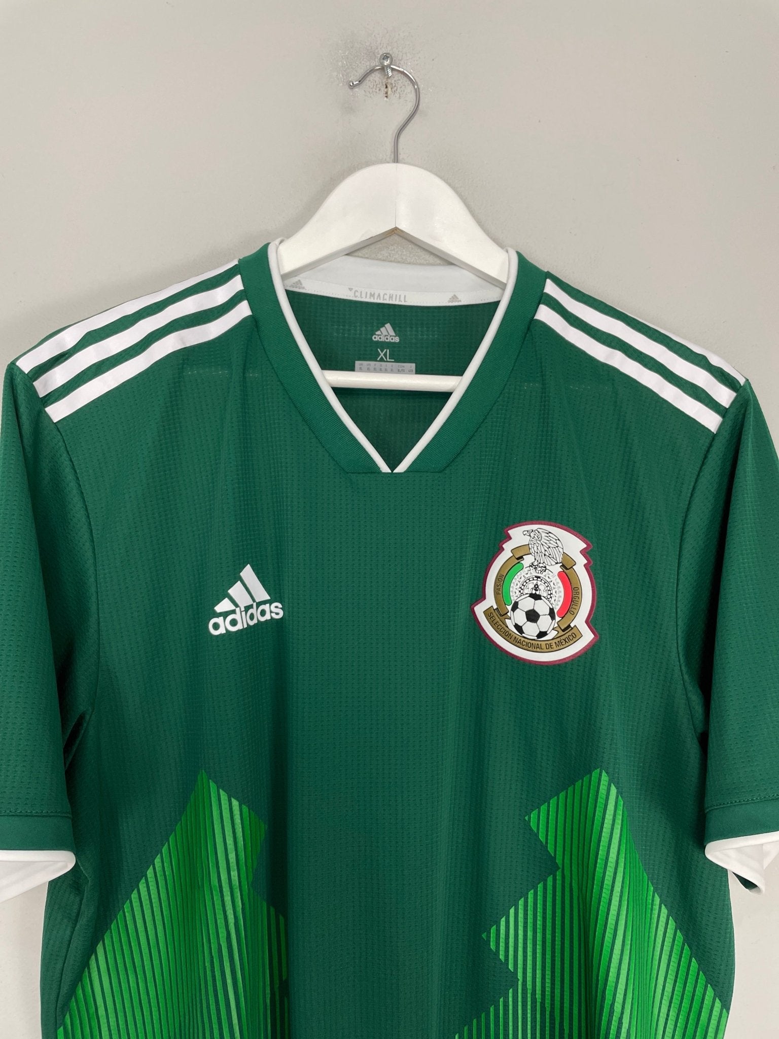 Shop 2018/19 MEXICO *AUTHENTIC* HOME SHIRT (XL) ADIDAS, classic football shirts, vintage football shirts & retro soccer jerseys at Cult Kits