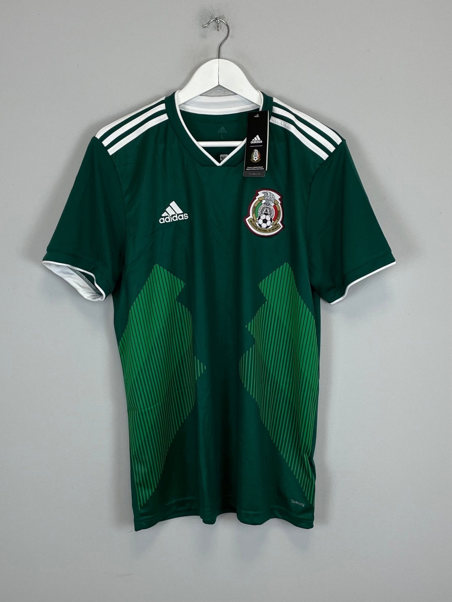 Shop 2018/19 MEXICO *BNWT* HOME SHIRT (L) ADIDAS, classic football shirts, vintage football shirts & retro soccer jerseys at Cult Kits