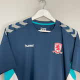 Shop 2018/19 MIDDLESBROUGH TRAINING SHIRT (M) HUMMEL, classic football shirts, vintage football shirts & retro soccer jerseys at Cult Kits