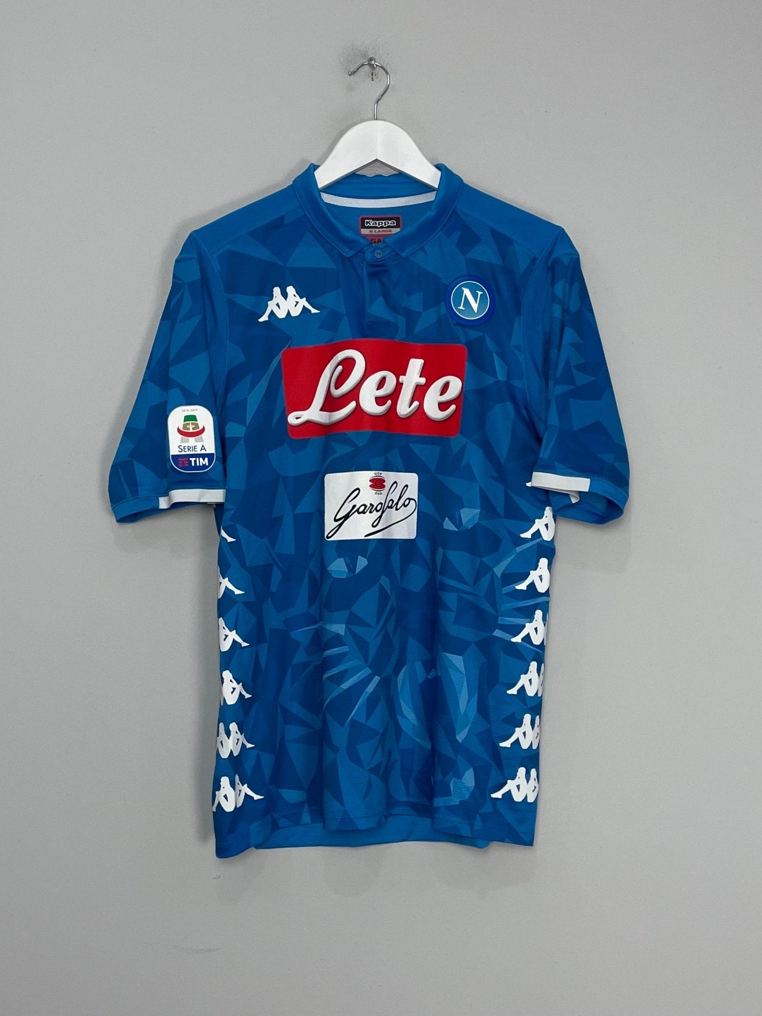 Shop 2018/19 NAPOLI HAMSIK #17 HOME SHIRT (XL) KAPPA, classic football shirts, vintage football shirts & retro soccer jerseys at Cult Kits