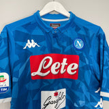 Shop 2018/19 NAPOLI HAMSIK #17 HOME SHIRT (XL) KAPPA, classic football shirts, vintage football shirts & retro soccer jerseys at Cult Kits