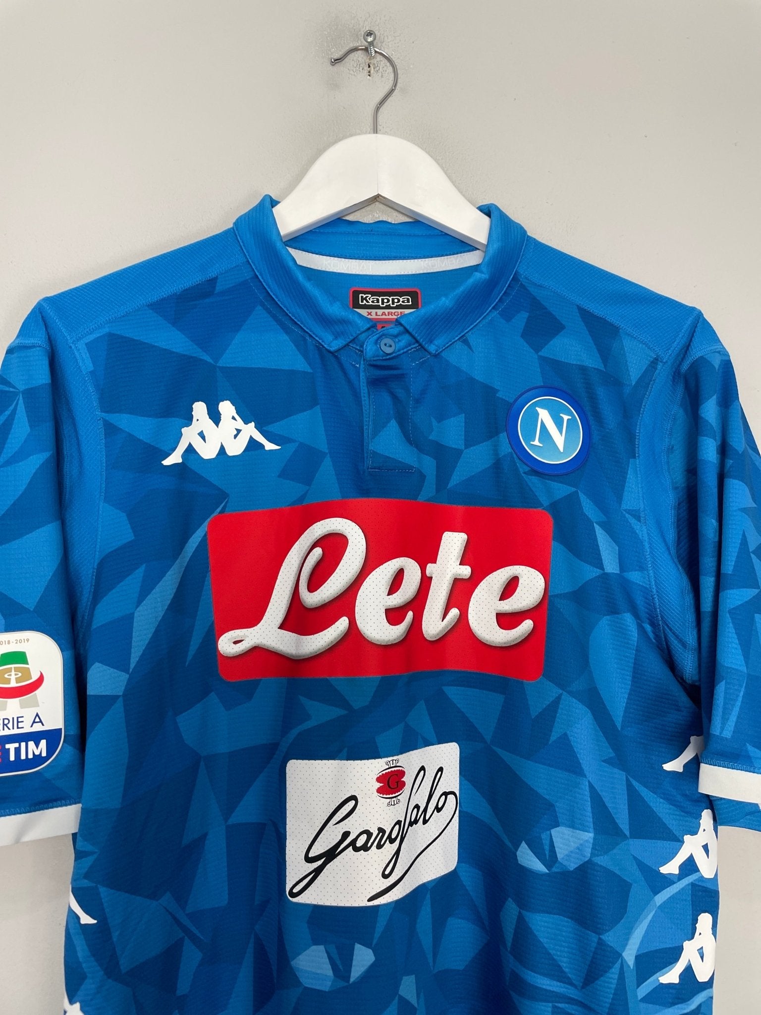 Shop 2018/19 NAPOLI HAMSIK #17 HOME SHIRT (XL) KAPPA, classic football shirts, vintage football shirts & retro soccer jerseys at Cult Kits