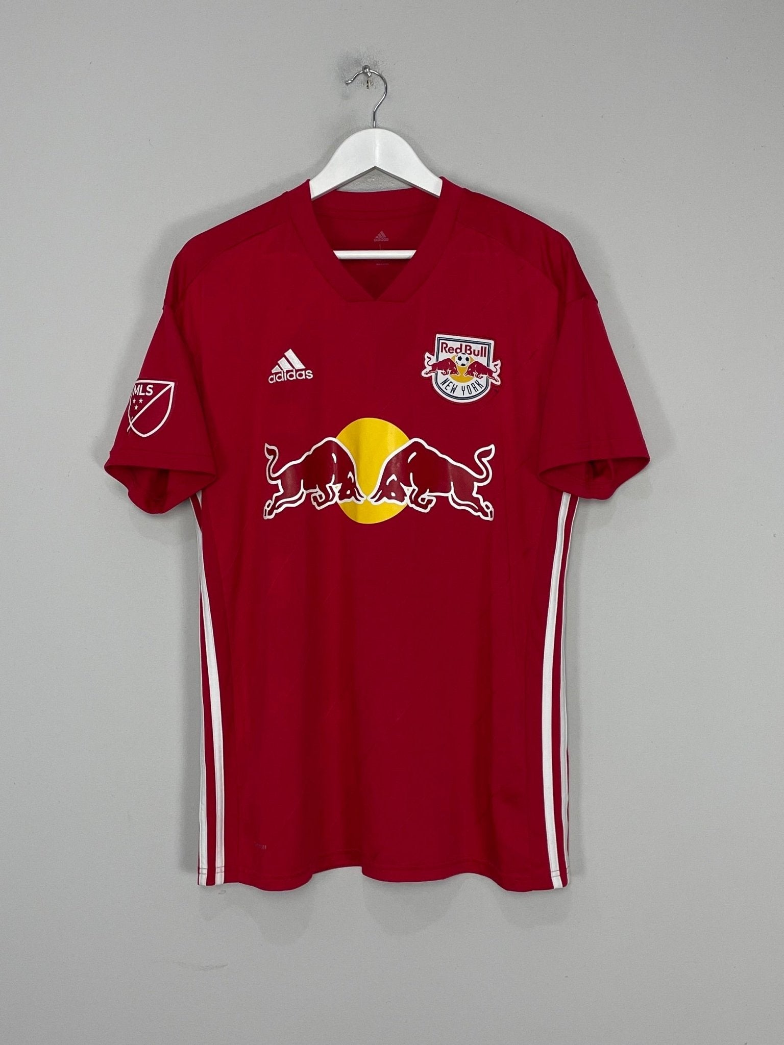 Shop 2018/19 NEW YORK RED BULLS AWAY SHIRT (L) ADIDAS, classic football shirts, vintage football shirts & retro soccer jerseys at Cult Kits