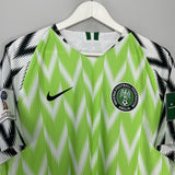 Shop 2018/19 NIGERIA *BNWT* HOME SHIRT (L) NIKE, classic football shirts, vintage football shirts & retro soccer jerseys at Cult Kits