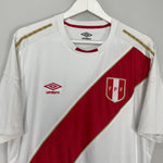 Shop 2018/19 PERU HOME SHIRT (XL) UMBRO, classic football shirts, vintage football shirts & retro soccer jerseys at Cult Kits
