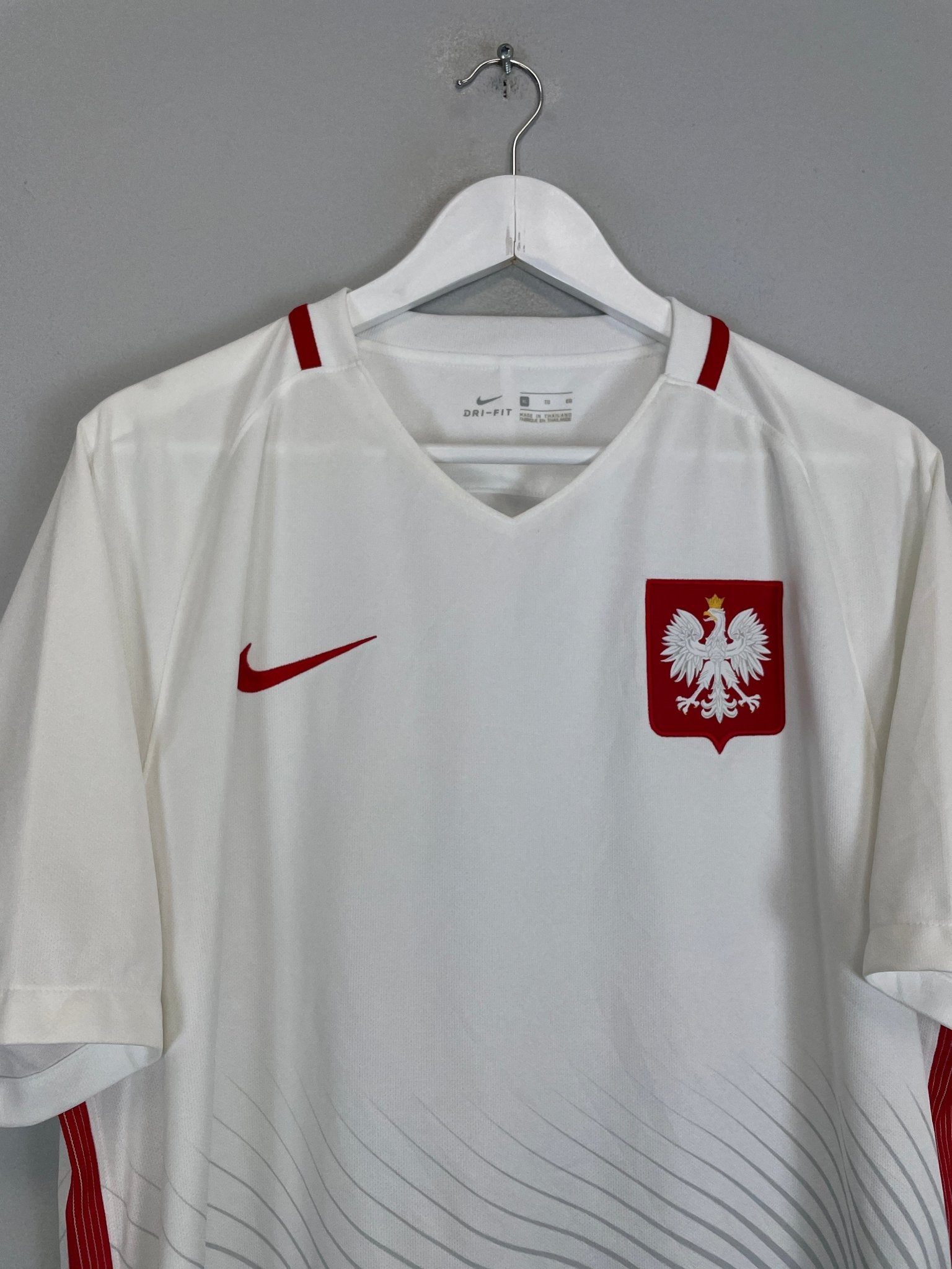Shop 2018/19 POLAND HOME SHIRT (XL) NIKE, classic football shirts, vintage football shirts & retro soccer jerseys at Cult Kits