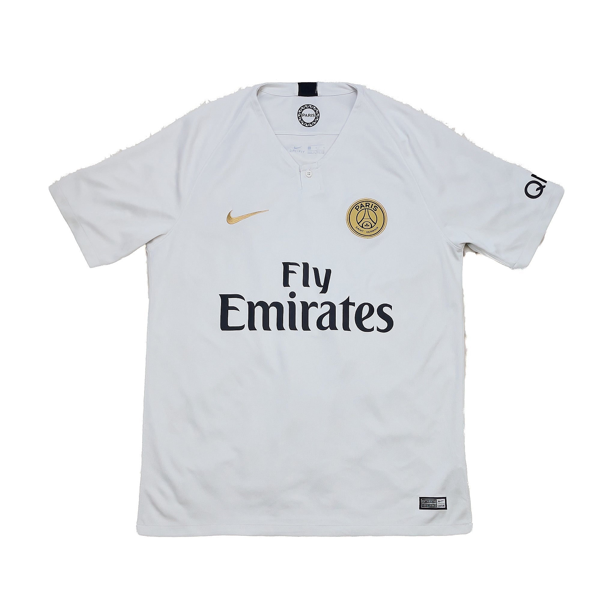 Buy 2018/19 PSG Mbappe 7 Away Shirt (L) Nike ~ Free worldwide shipping ~ Authentic Vintage Football Shirts from Cult Kits