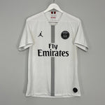 Shop 2018/19 PSG MBAPPE #7 AWAY SHIRT (M) JORDAN, classic football shirts, vintage football shirts & retro soccer jerseys at Cult Kits