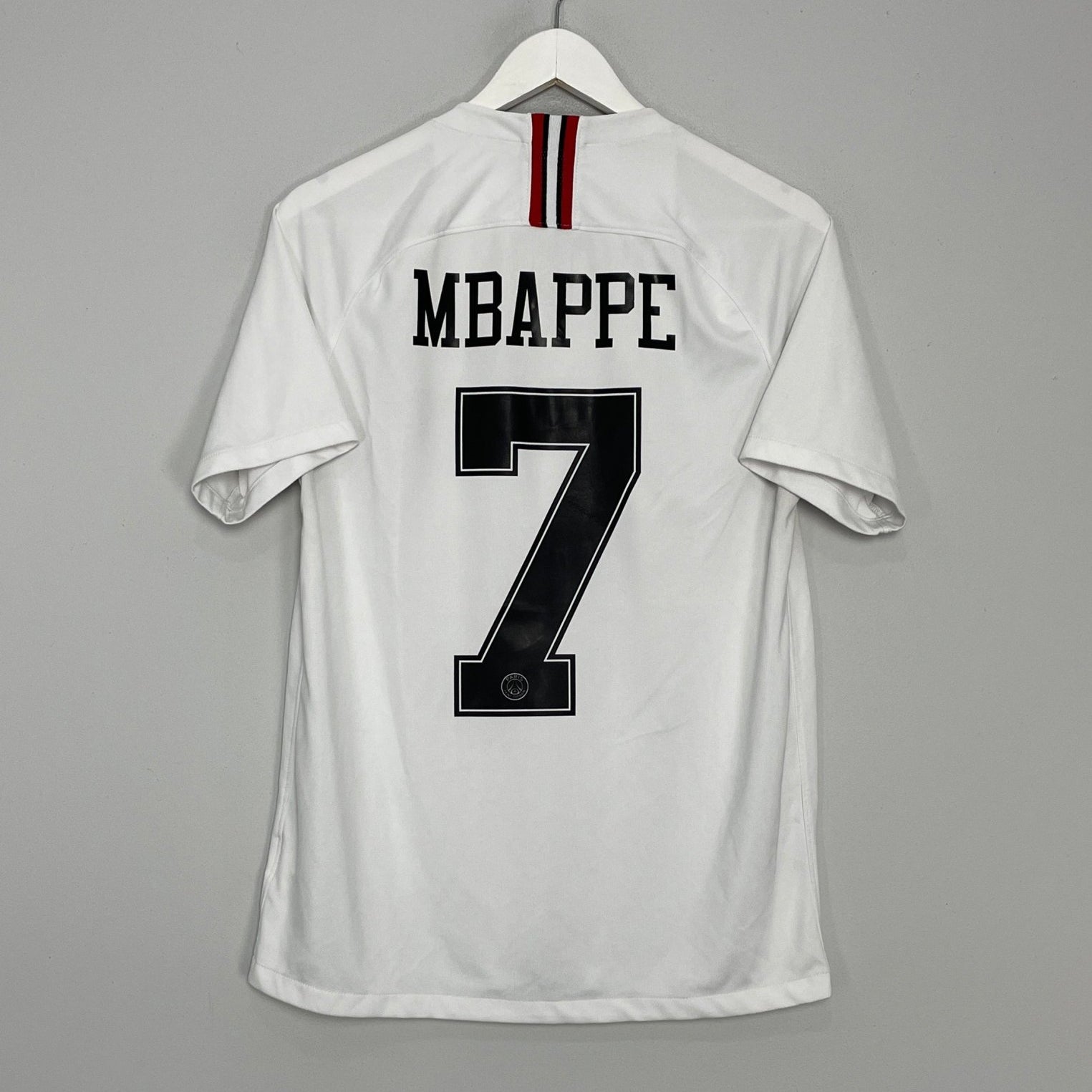 Shop 2018/19 PSG MBAPPE #7 AWAY SHIRT (M) JORDAN, classic football shirts, vintage football shirts & retro soccer jerseys at Cult Kits