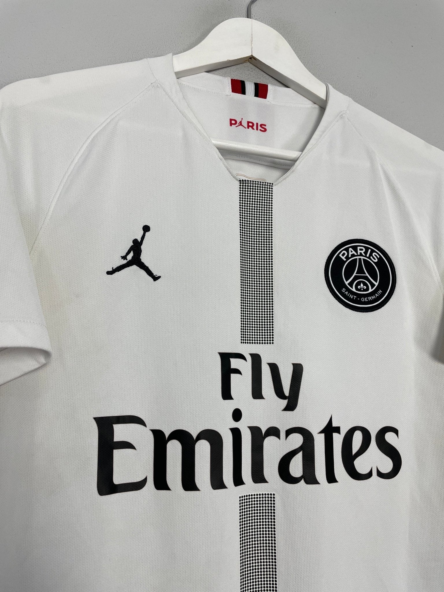 Shop 2018/19 PSG MBAPPE #7 AWAY SHIRT (M) JORDAN, classic football shirts, vintage football shirts & retro soccer jerseys at Cult Kits