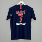 Shop 2018/19 PSG MBAPPE #7 HOME SHIRT (XL.KIDS) NIKE, classic football shirts, vintage football shirts & retro soccer jerseys at Cult Kits