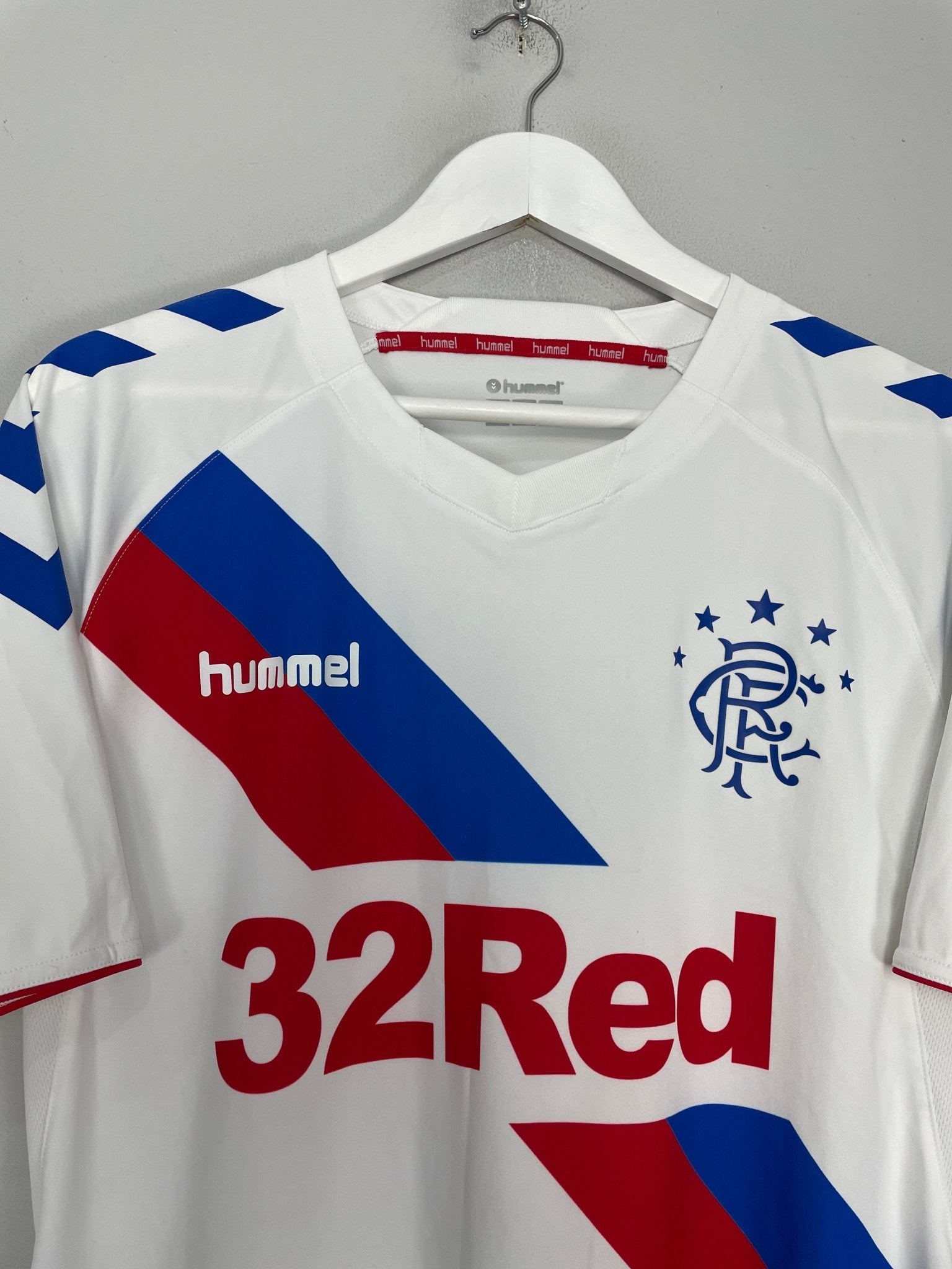 Shop 2018/19 RANGERS AWAY SHIRT (M) HUMMEL, classic football shirts, vintage football shirts & retro soccer jerseys at Cult Kits