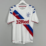 Shop 2018/19 RANGERS AWAY SHIRT (M) HUMMEL, classic football shirts, vintage football shirts & retro soccer jerseys at Cult Kits