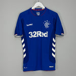 Shop 2018/19 RANGERS HOME SHIRT (S) HUMMEL, classic football shirts, vintage football shirts & retro soccer jerseys at Cult Kits