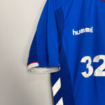 Shop 2018/19 RANGERS HOME SHIRT (S) HUMMEL, classic football shirts, vintage football shirts & retro soccer jerseys at Cult Kits