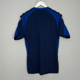 Shop 2018/19 RANGERS *STAFF ISSUE* TRAINING SHIRT (M) HUMMEL, classic football shirts, vintage football shirts & retro soccer jerseys at Cult Kits