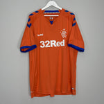 Shop 2018/19 RANGERS THIRD SHIRT (5XL) HUMMEL, classic football shirts, vintage football shirts & retro soccer jerseys at Cult Kits