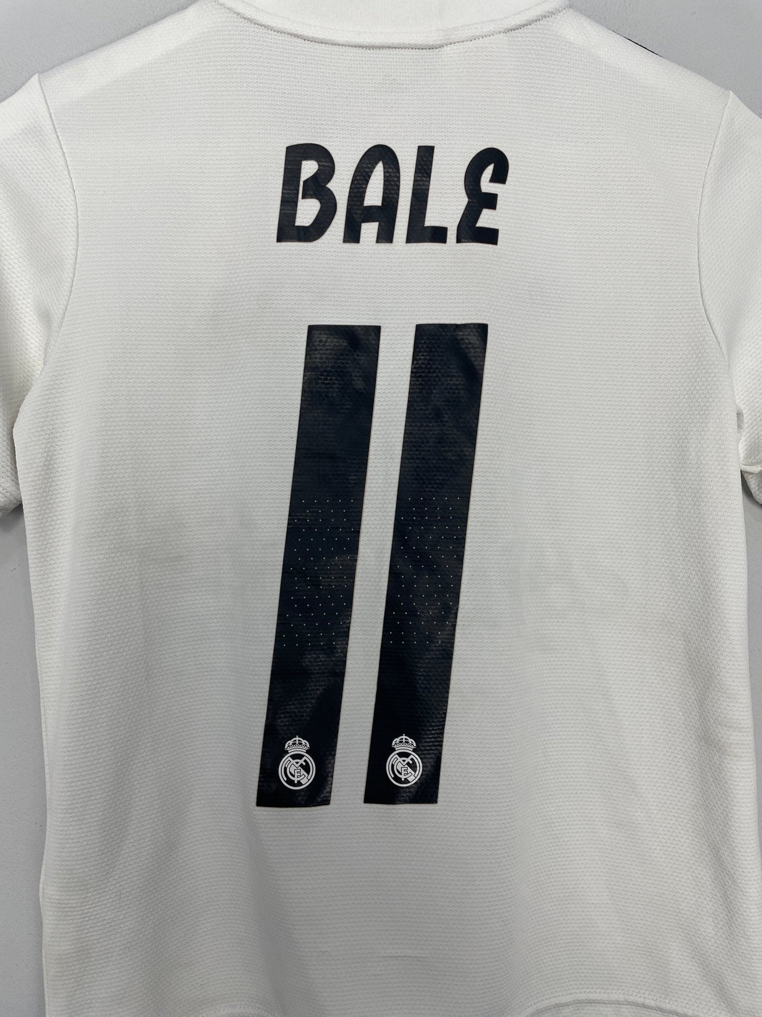 Shop 2018/19 REAL MADRID BALE #11 HOME SHIRT (M.KIDS) ADIDAS, classic football shirts, vintage football shirts & retro soccer jerseys at Cult Kits