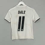 Shop 2018/19 REAL MADRID BALE #11 HOME SHIRT (M.KIDS) ADIDAS, classic football shirts, vintage football shirts & retro soccer jerseys at Cult Kits