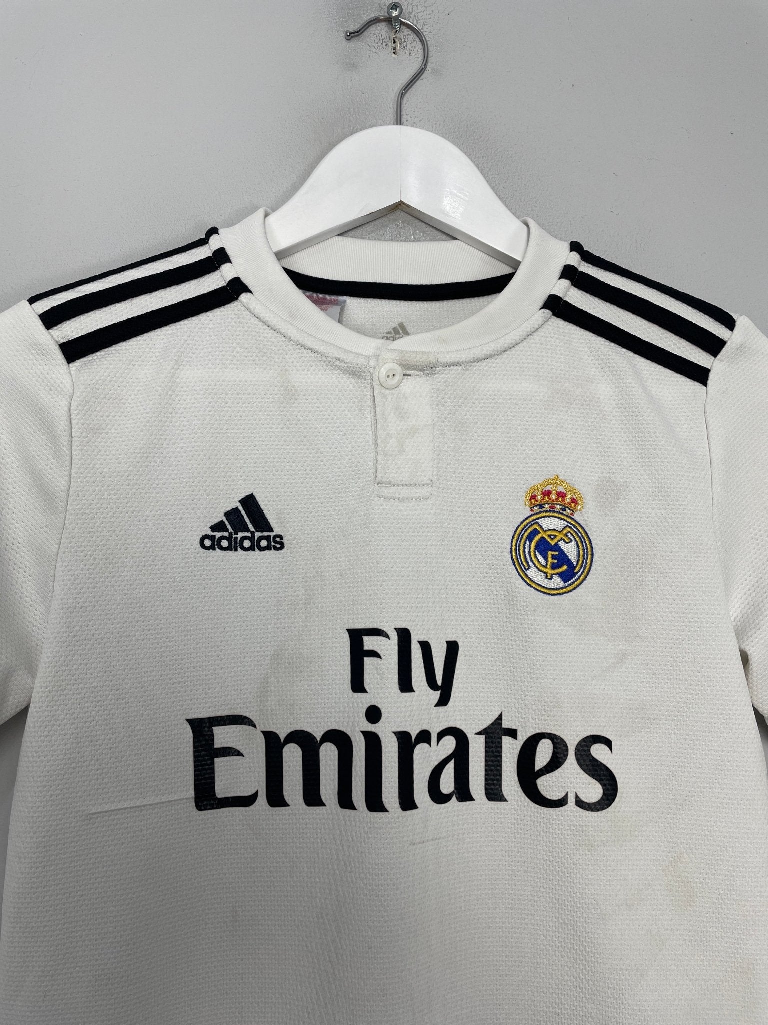 Shop 2018/19 REAL MADRID BALE #11 HOME SHIRT (M.KIDS) ADIDAS, classic football shirts, vintage football shirts & retro soccer jerseys at Cult Kits