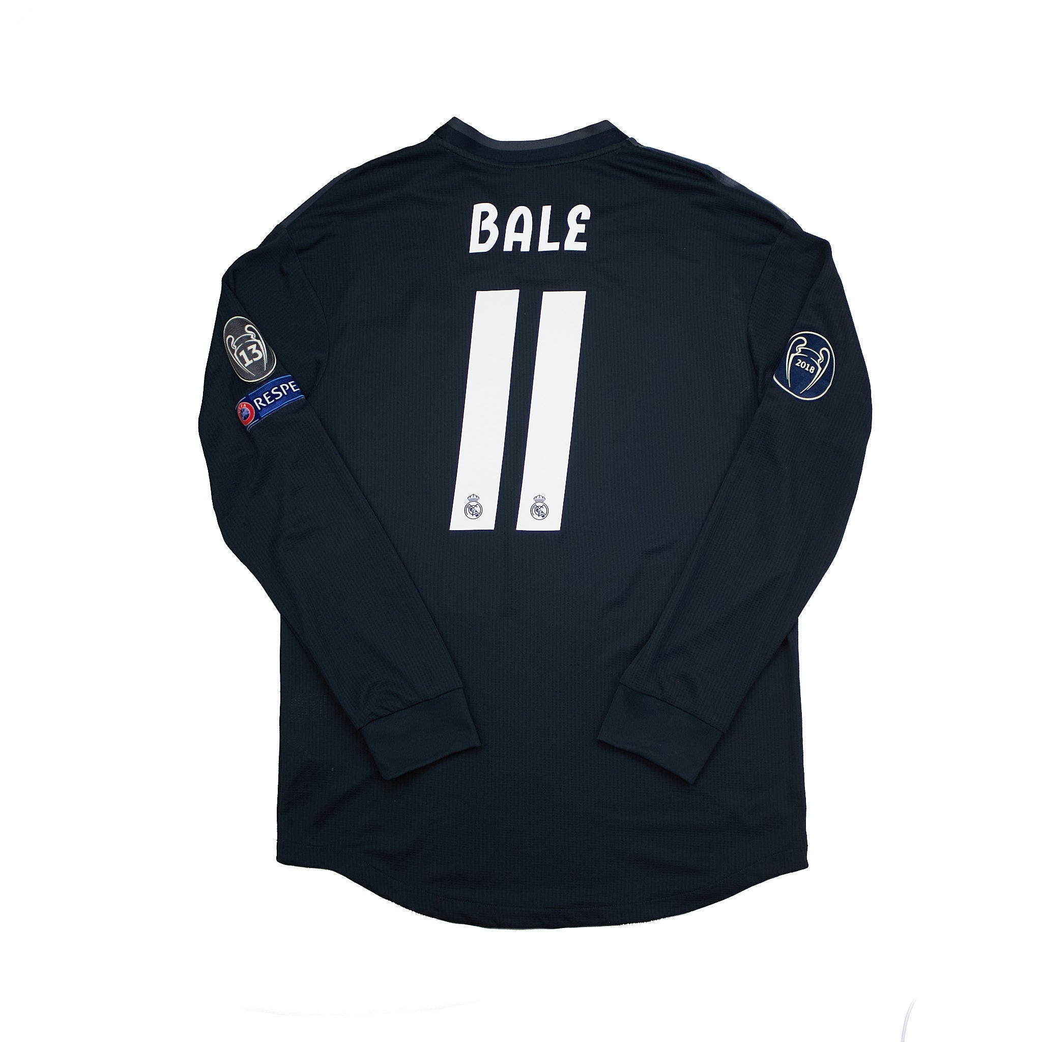 Buy 2018/19 Real Madrid Bale 11 L/S Away Shirt (L) Adidas ~ Free worldwide shipping ~ Authentic Vintage Football Shirts from Cult Kits