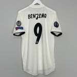 Shop 2018/19 REAL MADRID BENZEMA #9 AUTHENTIC HOME SHIRT (L) ADIDAS, classic football shirts, vintage football shirts & retro soccer jerseys at Cult Kits