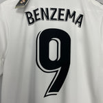 Shop 2018/19 REAL MADRID BENZEMA #9 *BNWT* HOME SHIRT (M) ADIDAS, classic football shirts, vintage football shirts & retro soccer jerseys at Cult Kits