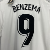 Shop 2018/19 REAL MADRID BENZEMA #9 *BNWT* HOME SHIRT (M) ADIDAS, classic football shirts, vintage football shirts & retro soccer jerseys at Cult Kits