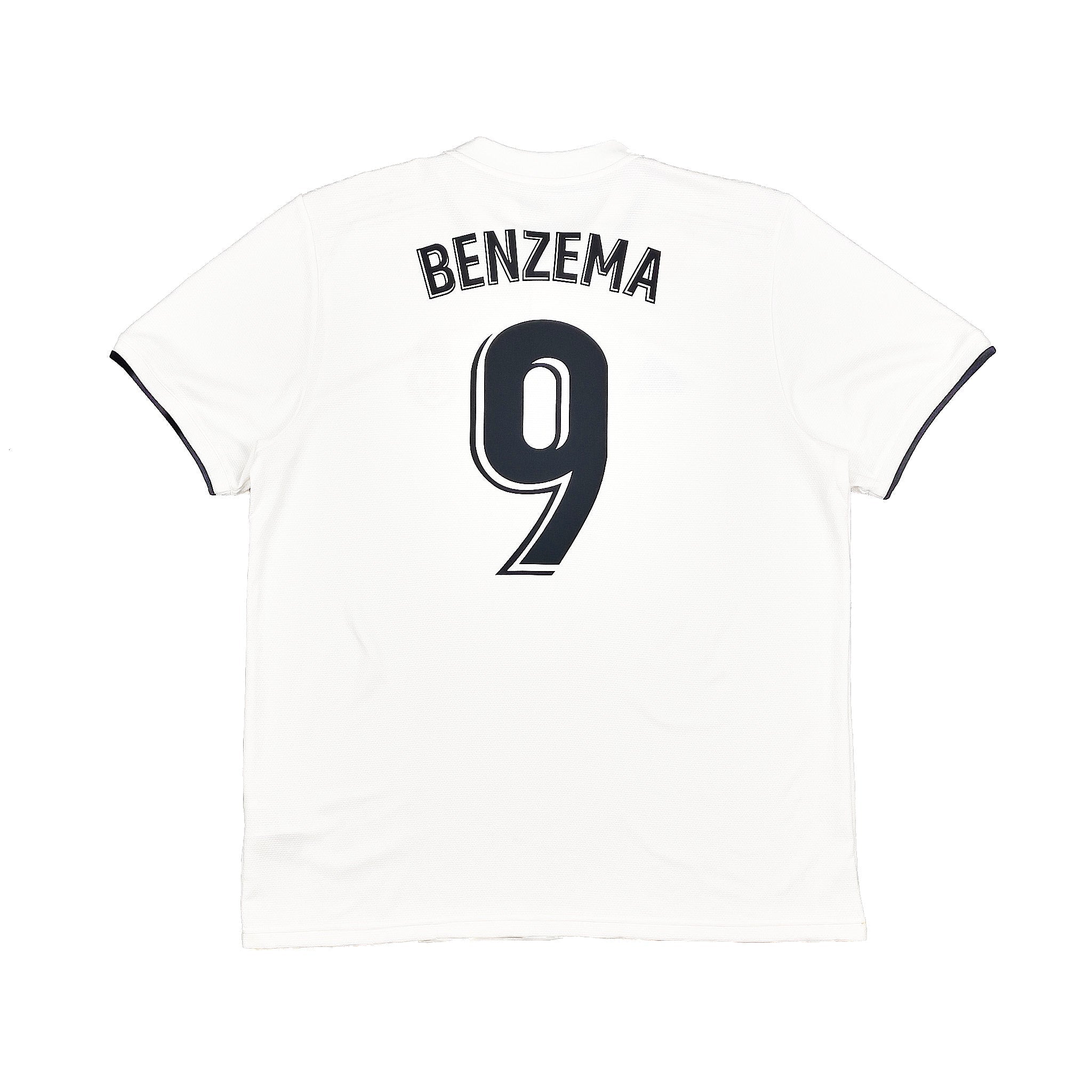 Buy 2018/19 REAL MADRID BENZEMA 9 *BNWT* HOME SHIRT (XL) ADIDAS ~ Free worldwide shipping available ~ Authentic Vintage Football Shirts from Cult Kits