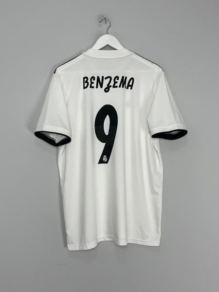 2018/19 REAL MADRID BENZEMA #9 HOME SHIRT (XL) ADIDAS – Cult Kits