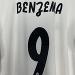 Shop 2018/19 REAL MADRID BENZEMA #9 HOME SHIRT (XL) ADIDAS, classic football shirts, vintage football shirts & retro soccer jerseys at Cult Kits