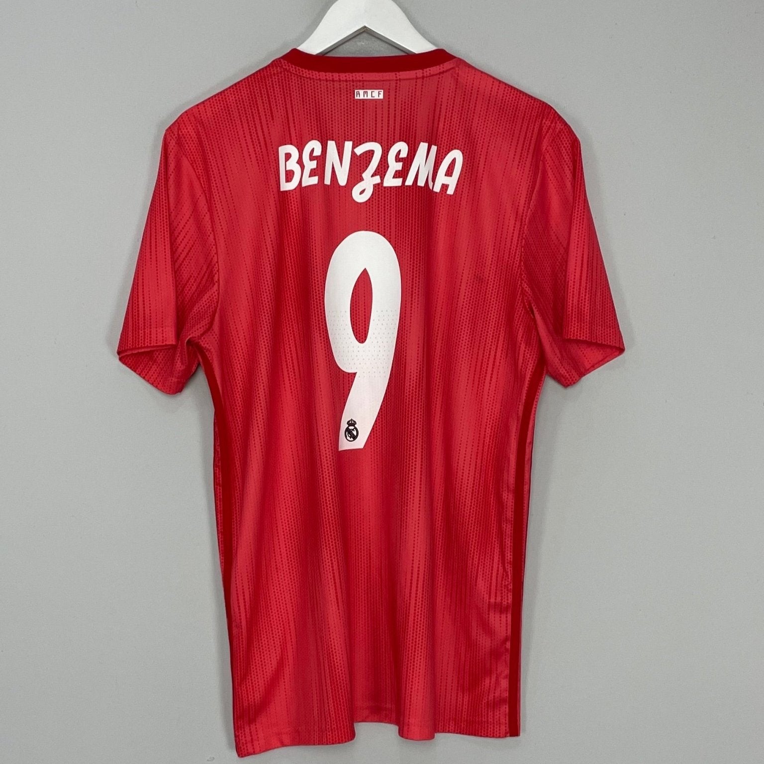 Shop 2018/19 REAL MADRID BENZEMA #9 THIRD SHIRT (L) ADIDAS, classic football shirts, vintage football shirts & retro soccer jerseys at Cult Kits