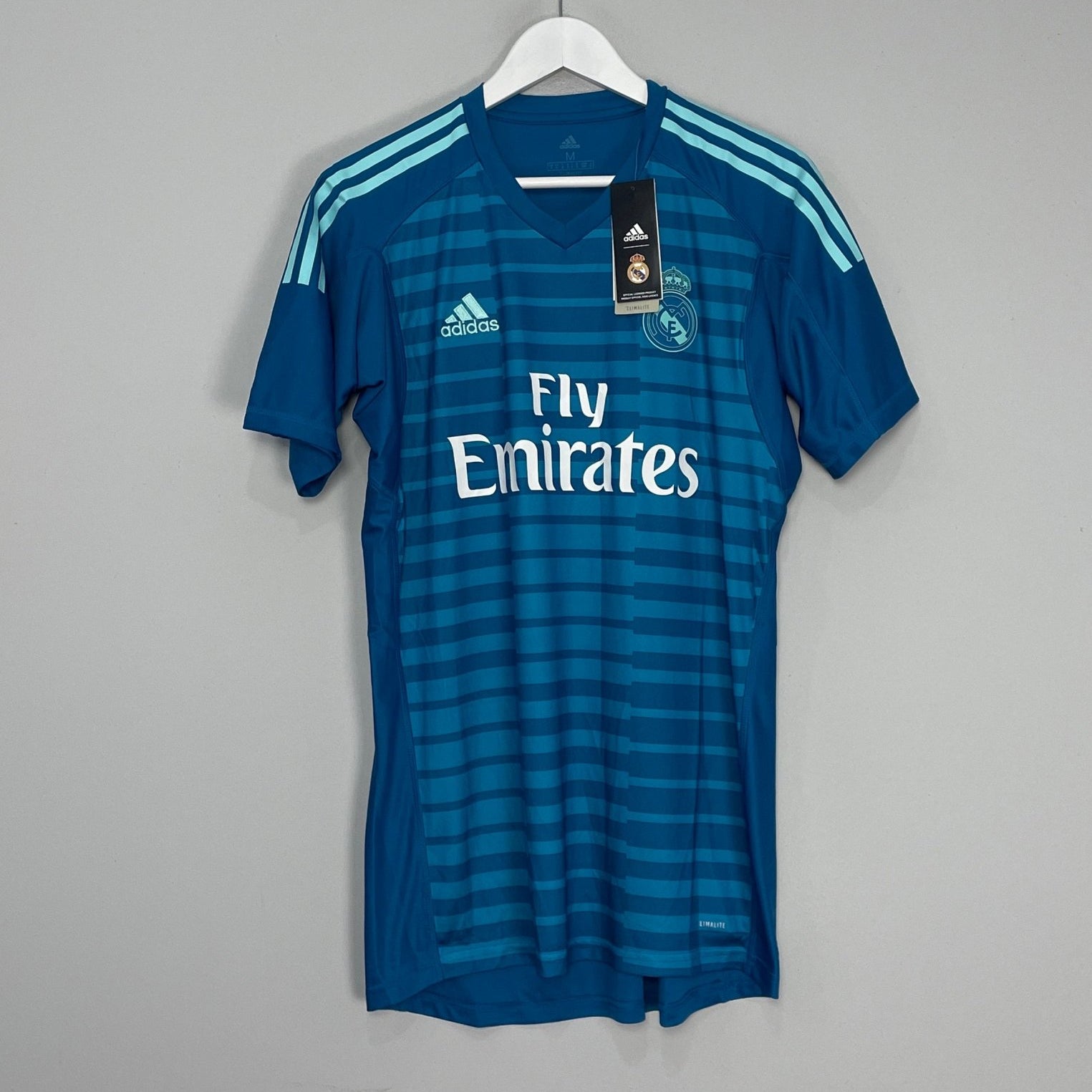 Shop 2018/19 REAL MADRID *BNWT* GK SHIRT (M) ADIDAS, classic football shirts, vintage football shirts & retro soccer jerseys at Cult Kits