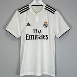 2018/19 REAL MADRID HOME SHIRT (M) ADIDAS - Cult Kits - Medium - Buy Vintage Football Shirts, Authentic Retro Football Shirts For Sale, Classic Football Shirts & Soccer Jersey