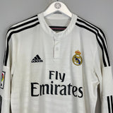 2018/19 REAL MADRID JAMES 10 L/S HOME SHIRT (L) ADIDAS - Cult Kits - Large - Buy Vintage Football Shirts, Authentic Retro Football Shirts For Sale, Classic Football Shirts & Soccer Jersey