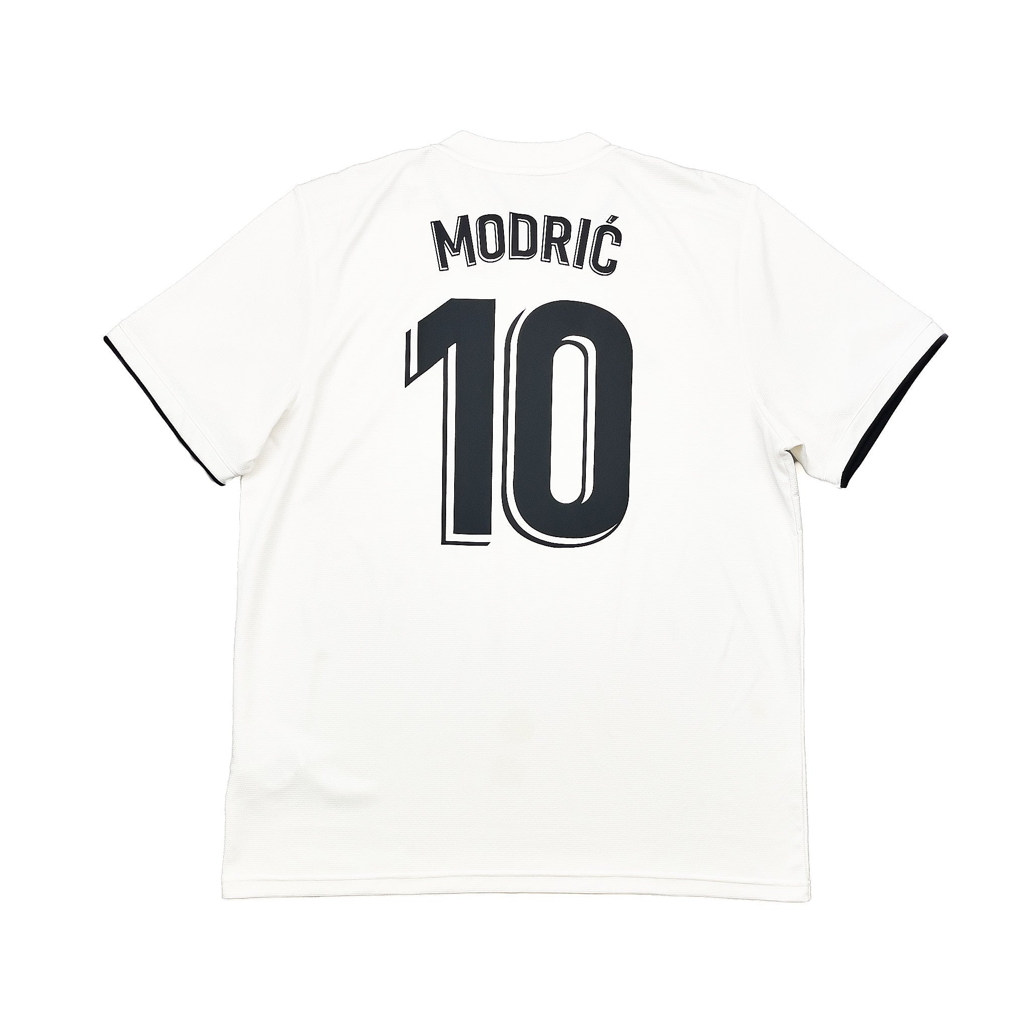 Buy 2018/19 Real Madrid Modric 10 Home Shirt (XL) Adidas ~ Free worldwide shipping ~ Authentic Vintage Football Shirts from Cult Kits